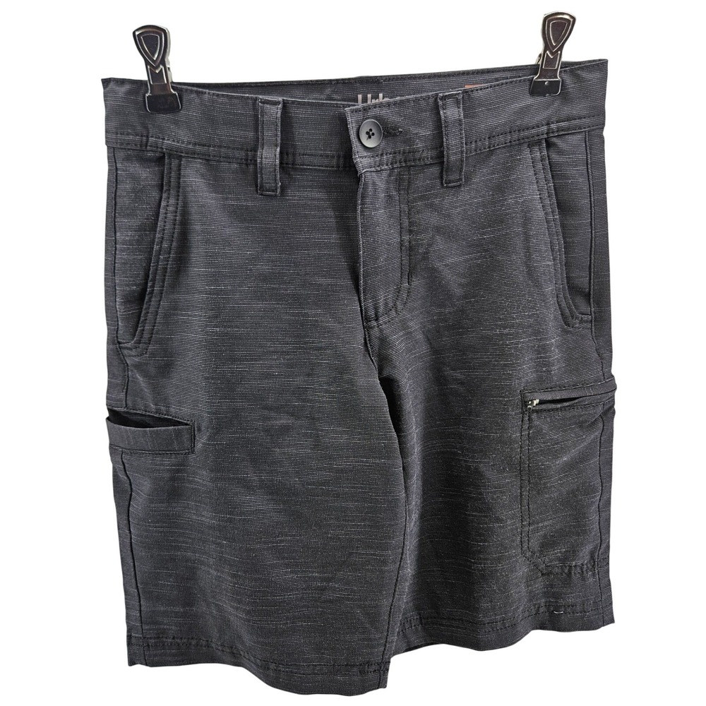 Urban Pipeline Kids Cargo Shorts Size 10 Regular Black‎ SuperFlex Hits At Knee